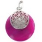 Pendentif avec fleur de vie, différentes pierres