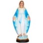 Statue en Fibre de verre, intérieur et extérieur de la Vierge Miraculeuse en couleur. H 100 cm