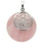Pendentif avec fleur de vie, différentes pierres