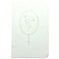 Bloc-notes blanc avec symbole H. 14 x 9 cm.