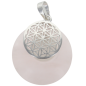 Pendentif avec fleur de vie, différentes pierres