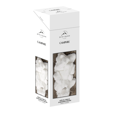 Boite de 6 tubes de 20 batonnets d´encens, parfume aux huiles essentielles.