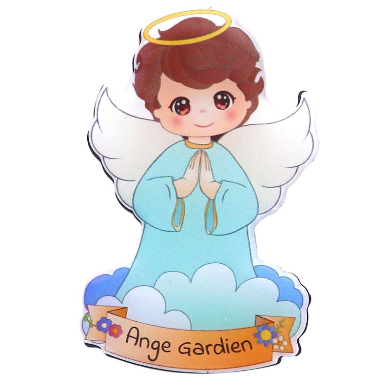 Magnet enfantin en resine souple , H. 8 cm. Plusieurs saints.