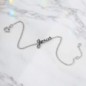 Bracelet enfant en argent 925 °/°° (1.3 g) avec inscription Jésus