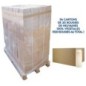 PALETTE de 56 cartons de bougie de neuvaine blanche (1120 bougies).