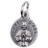Médaille moulée en métal couleur argentée Ø 1.2 cm. Plusieurs Saints.