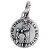Médaille moulée en métal couleur argentée Ø 1.2 cm. Plusieurs Saints.
