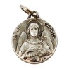 Médaille moulée ou frappée en métal couleur argentée Ø 1.5 cm. Plusieurs saints..