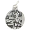 Médaille moulée ou frappée en métal couleur argentée Ø 1.5 cm. Plusieurs saints..