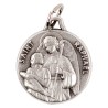 Medaille moulee ou frappee en metal couleur argentee Ø 1.8 cm. Plusieurs saints.