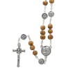 Chapelet de dévotion aux 7 Douleurs et 7 Allégresses de saint Joseph, livré en sachet avec notice explicative