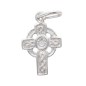 Pendentif en argent 925 °/°° H. 1,5 cm croix croix celte (1,10 g). Livré en boite..