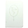 Bloc-notes blanc avec symbole H. 14 x 9 cm.