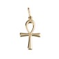 Croix de vie en plaqué or (clé égyptienne) – H. 2 cm. Livrée en boîte..