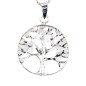 Médaille en argent 925 °/°° de l'arbre de vie évidé et ciselé Ø 1.8 cm (1,35 g). Livrée en boite.