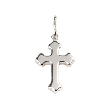 Croix de cou orthodoxe en argent 925 (0,91 g) – H. 1,8 cm. Livrée en boîte..