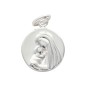 Médaille en argent 925 de la Vierge à l’Enfant Ø 1,2 cm (1,72 g). Livrée en boîte..