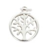 Médaille en argent 925 (5,52 g) et nacre avec arbre de vie – Ø 1,5 cm. Livrée en boîte..