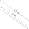 Chaine argent 925 °/°° paloma, fermoir rond a ressort..