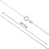 Chaine argent 925 °/°° paloma, fermoir rond a ressort..