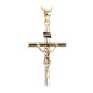 Croix avec Christ 2,5 cm - OR 375 °/°° (0,58 g).