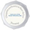 Chapelet grains ronds fluo 6 mm sur chaine de couleur argentée longueur jusqu'au coeur 33 cm - Différents parfums..