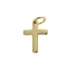 Croix de cou bâton petit modèle, dorée supérieur H. 1,2 cm..