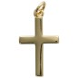 Croix de cou dorée supérieur H. 1,50 cm.