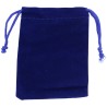 Pochette a chapelet en velours H.9x7 cm, plusieurs couleurs..