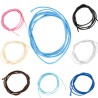 Cordon en polyester lisse de couleur Ø 1,5 mm - longueur 80 cm..