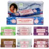 Boite de 12 paquets de batonnets d encens collection Satya 15 g. Plusieurs modeles.