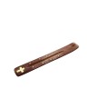 Brûle-encens en bois pour bâtonnets, décor imprimé, 26 × 3,5 cm. Boîte de 4..