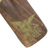 Brûle-encens en bois pour bâtonnets, décor imprimé, 26 × 3,5 cm. Boîte de 4..