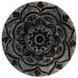 Brûle-encens en stéatite décorée pour bâtonnets, Ø 9 cm. Livré en boîte individuelle..