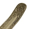 Brûle-encens en laiton ciselé pour bâtonnets, 26 × 3,5 cm..