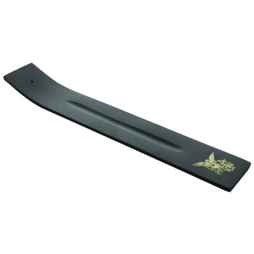 Br-ucirc-le-encens en aluminium d-eacute-cor-eacute-- motif Saint Michel- pour b-acirc-tonnets- L- 26 cm- Bo-icirc-te de 4--