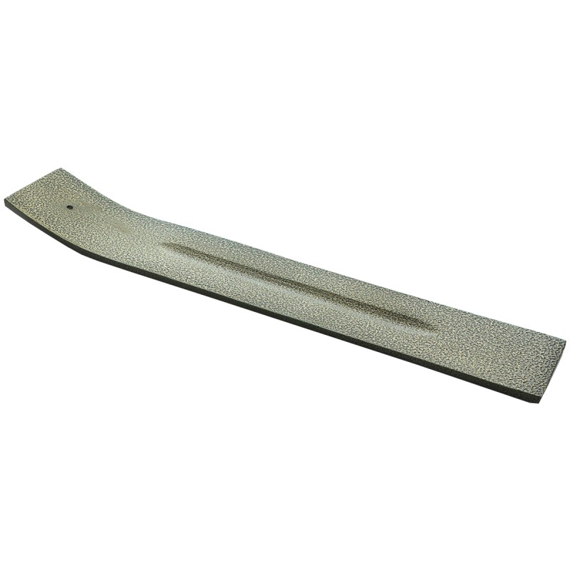 Brule encens pour batonnets en aluminium couleur bronze marbre, L. 26 cm. BOITE DE 4.