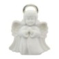Boite présentoir ange velours blanc pour chaine ou collier. Hauteur 7 cm.