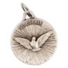 Medaille moulee ou frappee en metal couleur argentee Ø 1.8 cm. Plusieurs saints.