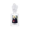 Lumignon blanc a piles H. 13,5 cm avec ange, plusieurs saints.