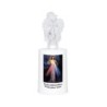 Lumignon blanc a piles H. 13,5 cm avec ange, plusieurs saints.