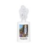 Lumignon blanc a piles H. 13,5 cm avec ange, plusieurs saints.