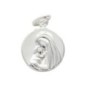 Médaille en argent 925 de la Vierge à l’Enfant Ø 1,2 cm (1,72 g). Livrée en boîte..
