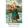 Autocollant transparent classique sans priere H. 10,5 x 6,5 cm pour bougie de neuvaine..