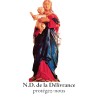 Autocollant transparent classique sans priere H. 10,5 x 6,5 cm pour bougie de neuvaine..