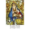 Autocollant transparent classique sans priere H. 10,5 x 6,5 cm pour bougie de neuvaine..