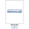 Autocollant transparent classique sans priere H. 10,5 x 6,5 cm pour bougie de neuvaine..