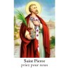 Autocollant transparent classique sans priere H. 10,5 x 6,5 cm pour bougie de neuvaine..