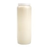 Bougie de neuvaine – Durée 9 jours – 100 % végétale – H. 18 cm – Ø 6,5 cm – Vendue à l’unité.