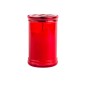 Bougie rouge mat 40 heures, hauteur 11 cm Ø 6,5 cm..